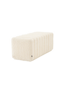 Banc molletonné blanc | Eichholtz Bente | Meubleluxe.fr