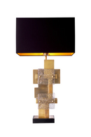 Lampe de table en laiton vieilli | Eichholtz Langham | Meubleluxe.fr