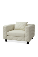 Fauteuil en tissu crème | Eichholtz Avellino | Meubleluxe.fr