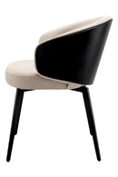 Chaise de salle à manger en tissu crème | Eichholtz Camerota | Meubleluxe.fr