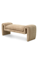 Banc en tissu Lyssa sable | Eichholtz Tondo S | Meubleluxe.fr
