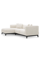 Canapé Lounge en Lyssa Broken White (angle gauche) | Eichholtz Corso | Meubleluxe.fr