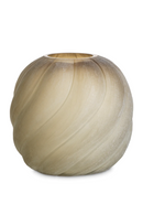 Vase marron clair givré S | Eichholtz Sicilia | OROA.fr