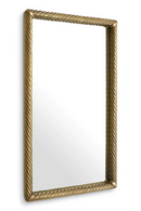 Miroir rectangulaire en laiton vintage | Eichholtz Salvi | OROA.fr