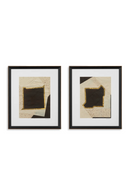 Ensemble d'oeuvres modernes encadrees (2) | Eichholtz Creased Umber | OROA.fr