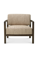 Fauteuil Lounge Encadré en Acajou | Eichholtz Ombria | OROA.fr