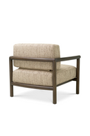 Fauteuil Lounge Encadré en Acajou | Eichholtz Ombria | OROA.fr