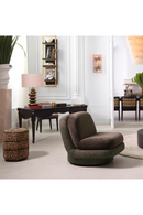 Fauteuil Pivotant Brun | Eichholtz Galiano | OROA.fr