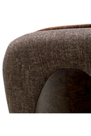 Fauteuil Pivotant Brun | Eichholtz Galiano | OROA.fr