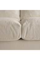 Canapé 3-4 places en lin blanc | Andrew Martin Strand | Meubleluxe.fr