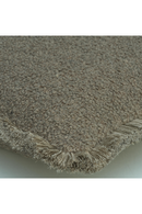 Coussin décoratif à franges bouclé gris| Andrew Martin Fleece | Meubleluxe.fr