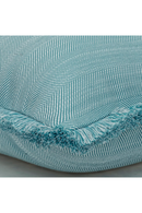 Coussin d'extérieur à chevrons bleu | Andrew Martin Riviera | OROA.fr