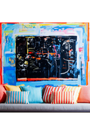 Coussin d'extérieur rayé Orange Deckchair | Andrew Martin Coast | OROA.fr