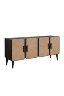 Buffet Moderne en Chêne à 4 Portes | Andrew Martin Renzo | OROA.fr