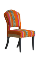 Chaise de salle à manger multicolore en laine | Andrew Martin Bacall | Meubleluxe.fr