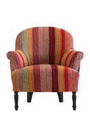 Fauteuil Incurvé En Tissu Andin Traditionnel | Andrew Martin Victoria | OROA.fr