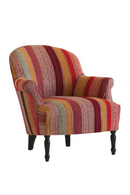Fauteuil Incurvé En Tissu Andin Traditionnel | Andrew Martin Victoria | OROA.fr