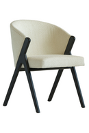 Chaise De Salle A Manger Boucle Blanc Cassé | Andrew Martin Ciri | OROA.fr