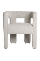 Chaise D'appoint Moderne En Boucle Blanc Cassé | Andrew Martin Pim | OROA.fr