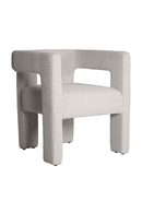 Chaise D'appoint Moderne En Boucle Blanc Cassé | Andrew Martin Pim | OROA.fr
