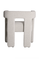 Chaise D'appoint Moderne En Boucle Blanc Cassé | Andrew Martin Pim | OROA.fr