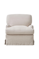 Fauteuil D'appoint En Lin Crème | Andrew Martin Lady May | OROA.fr