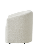 Chaise De Salle A Manger En Jacquard Boucle Blanc | Andrew Martin Alto | OROA.fr
