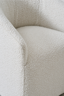 Chaise De Salle A Manger En Jacquard Boucle Blanc | Andrew Martin Alto | OROA.fr