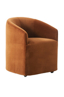Chaise De Salle A Manger En Velours Ochre | Andrew Martin Alto | OROA.fr