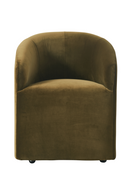 Chaise De Salle A Manger En Velours Olive | Andrew Martin Alto | OROA.fr