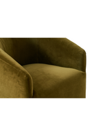 Chaise De Salle A Manger En Velours Olive | Andrew Martin Alto | OROA.fr