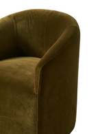 Chaise De Salle A Manger En Velours Olive | Andrew Martin Alto | OROA.fr