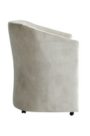 Chaise De Salle A Manger En Velours Gris | Andrew Martin Ferdinand | OROA.fr