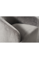 Chaise De Salle A Manger En Velours Gris | Andrew Martin Alto | OROA.fr