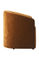 Chaise De Salle A Manger En Velours Caramel | Andrew Martin Alto | OROA.fr