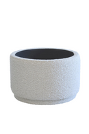 Pouf de Rangement en Bouclé | Andrew Martin Tondu | OROA.fr