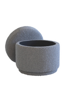 Pouf de Rangement en Bouclé | Andrew Martin Tondu | OROA.fr
