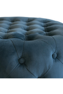 Pouf Rond Capitonné en Velours | Andrew Martin Forte | OROA.fr
