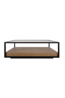 Table Basse Avec Plateau en Verre | Andrew Martin Pelli | OROA.fr