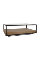 Table Basse Avec Plateau en Verre | Andrew Martin Pelli | OROA.fr