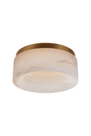 Lampe de Plafond Ronde en Albâtre | Andrew Martin Otto | OROA.fr