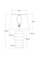 Lampe de Table en Céramique Blanc Antique | Andrew Martin Phoebe | OROA.fr