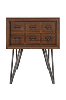 Table d’Appoint à 2 Tiroirs en Bois | Andrew Martin Lloyd | OROA.fr