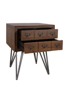 Table d’Appoint à 2 Tiroirs en Bois | Andrew Martin Lloyd | OROA.fr