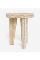 Table d'appoint d'extérieur en travertin | Andrew Martin Lucca | OROA.fr