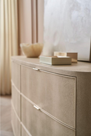 Ivory shagreen chest of drawers | Caracole Simply