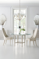 Table de chevet en bois nacré | Caracole Clear | Meubleluxe.fr