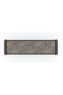 Banc en Velours Gris | Caracole Slim Line | Oroa.fr