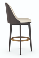 Tabouret de bar en cuir végétalien | Caracole Another Round | OROA.fr