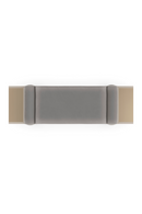 Banc Moderne en Mohair Gris | Caracole Roll Play | Meubleluxe.fr